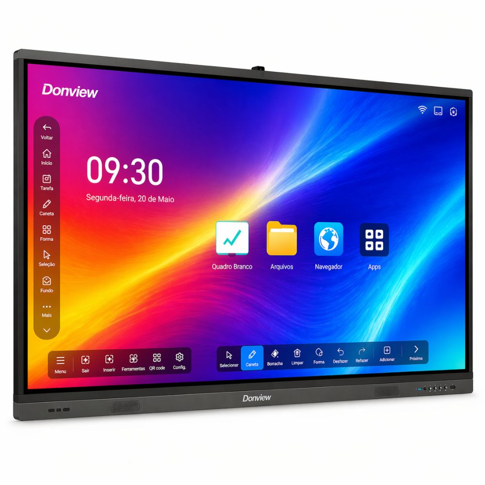 Monitor Tela Interativa Donview 65 " Digital Multitoque 4K (DS-75 I WMS-L02PA)